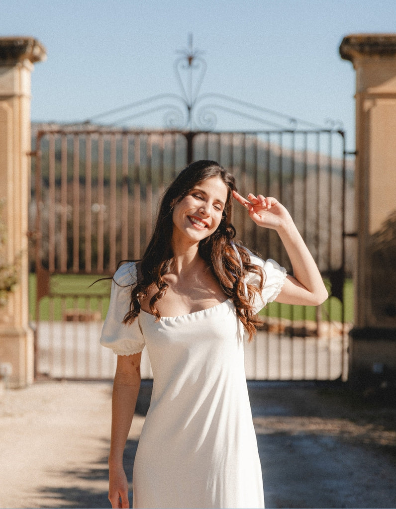 La robe Hera - elleanor de provence, garde robe made in france