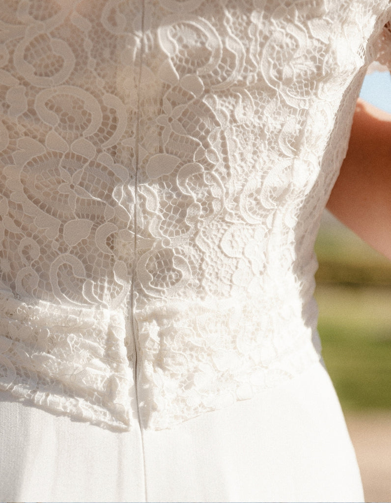 La robe de mariée Suzanne - elleanor de provence, garde robe made in france