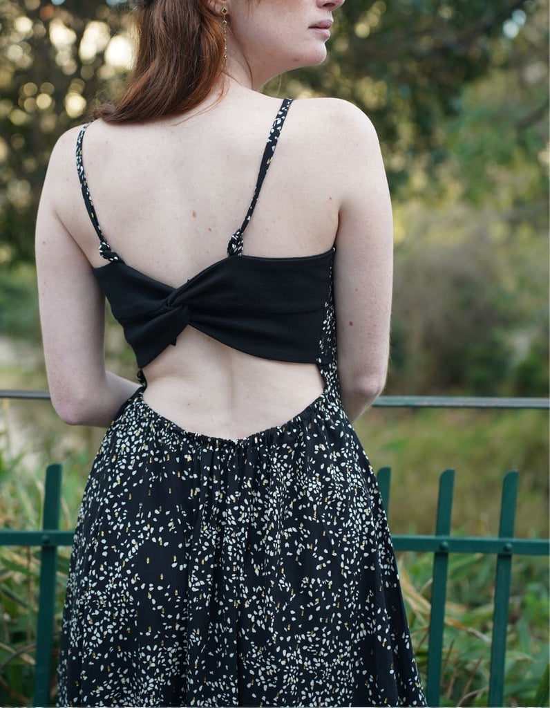 La Robe Elisa - Pois - En stock - elleanor de provence, garde robe made in france