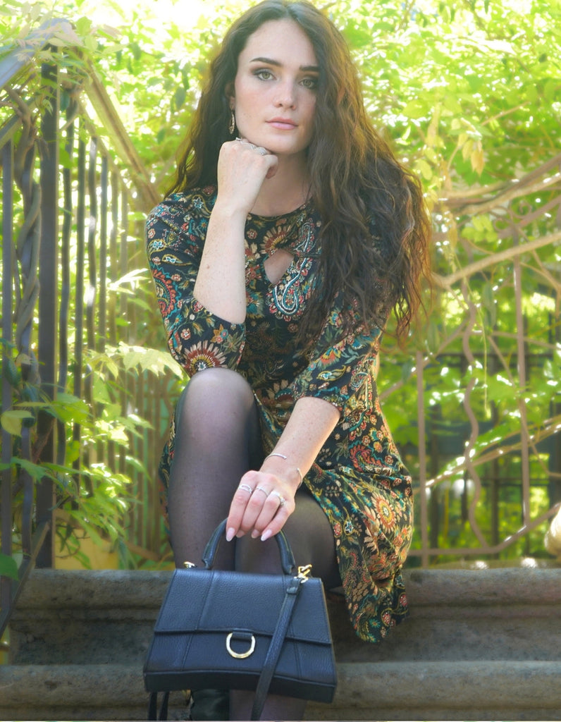 La robe Vermeille - Imprimé Cachemire - En cours de confection -10% - elleanor de provence, garde robe made in france