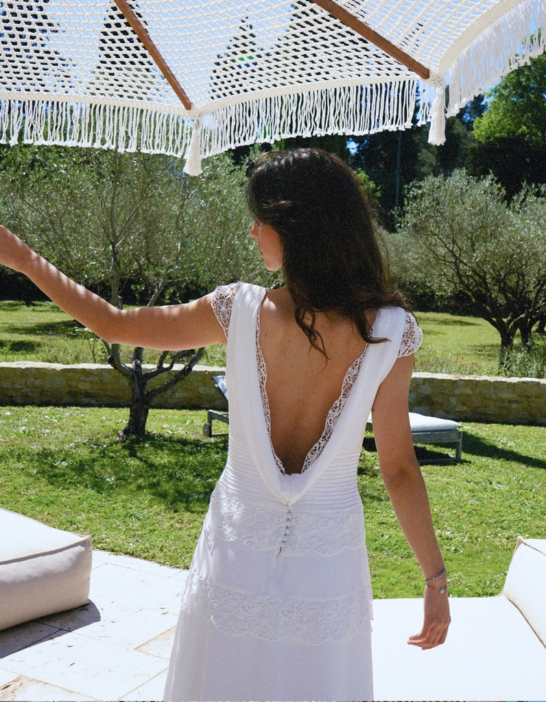 La robe de mariée Lizandra - elleanor de provence, garde robe made in france