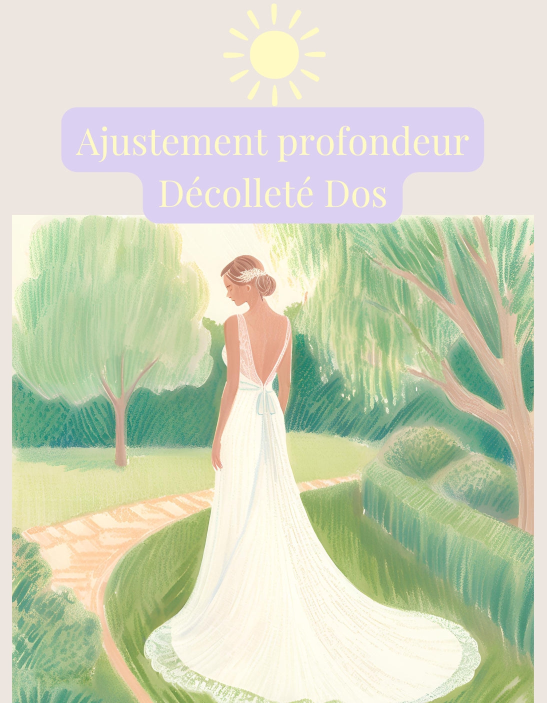 Personnalisation : Ajustement profondeur dos nu