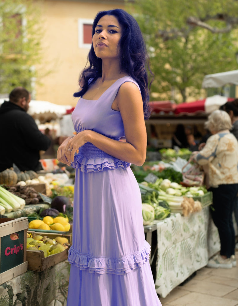 La robe Lisandra - elleanor de provence, garde robe made in france