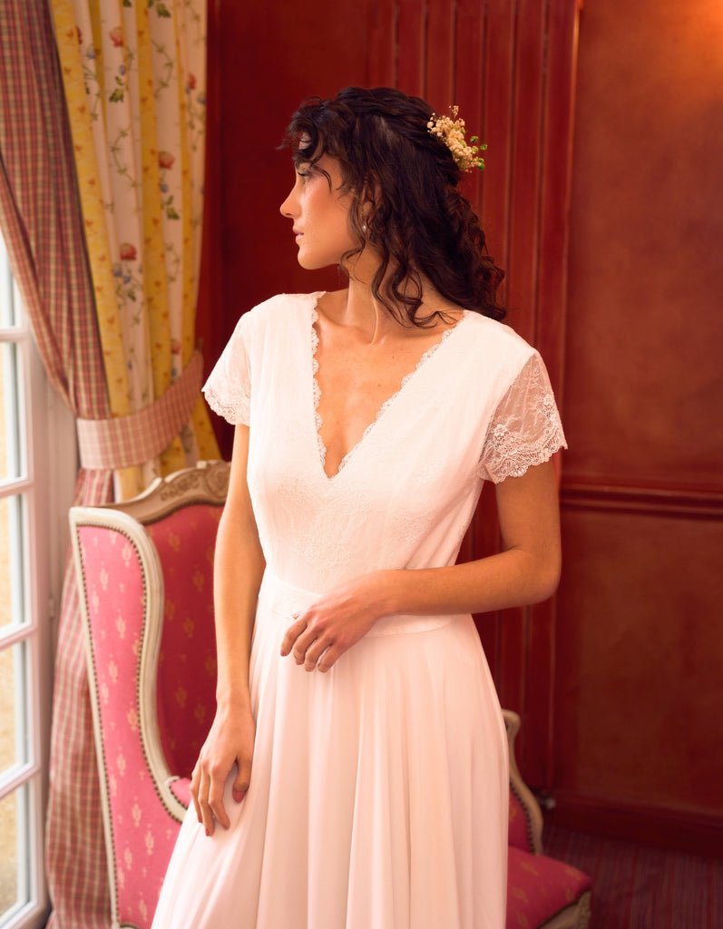 La robe Sophia - elleanor de provence, garde robe made in france