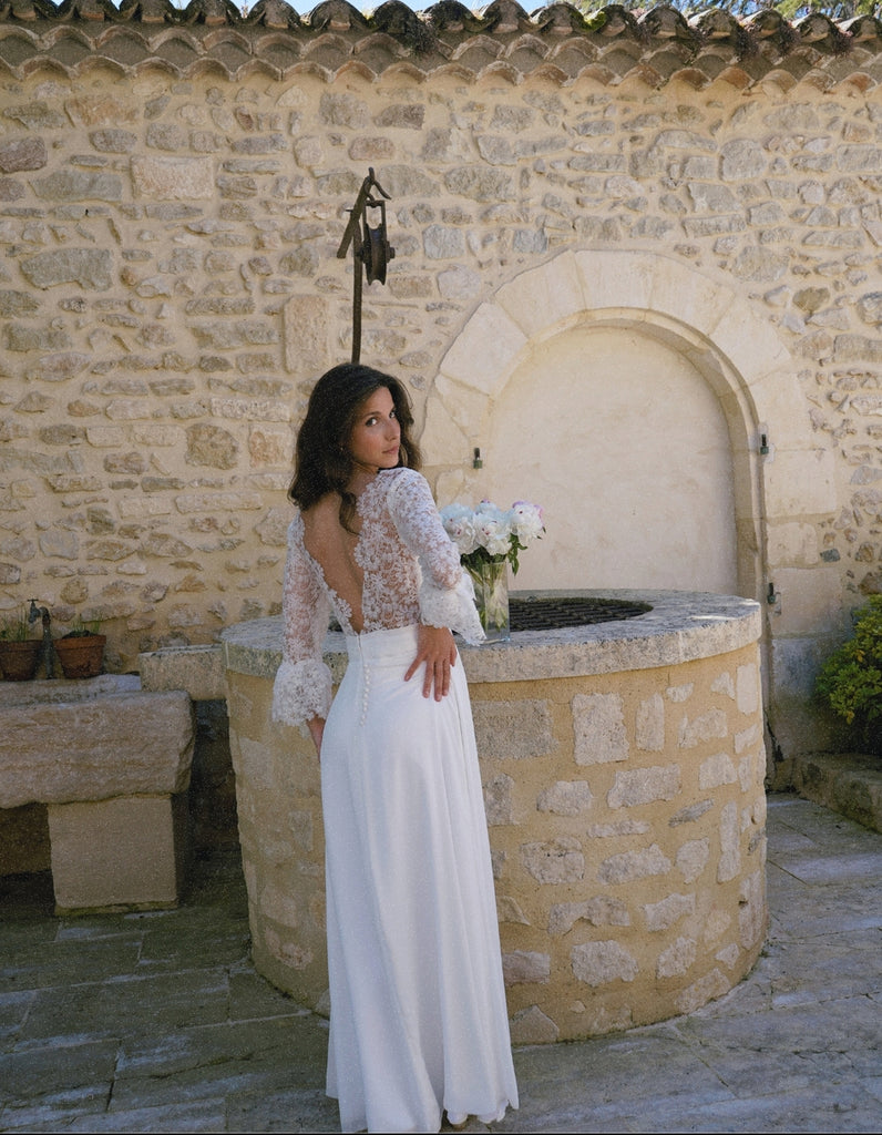 La robe de mariée Diana - elleanor de provence, garde robe made in france