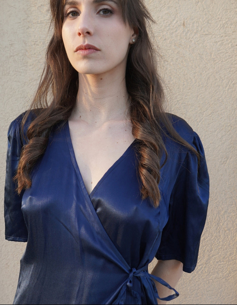 La robe Evenos Satin - Personnalisable - elleanor de provence, garde robe made in france