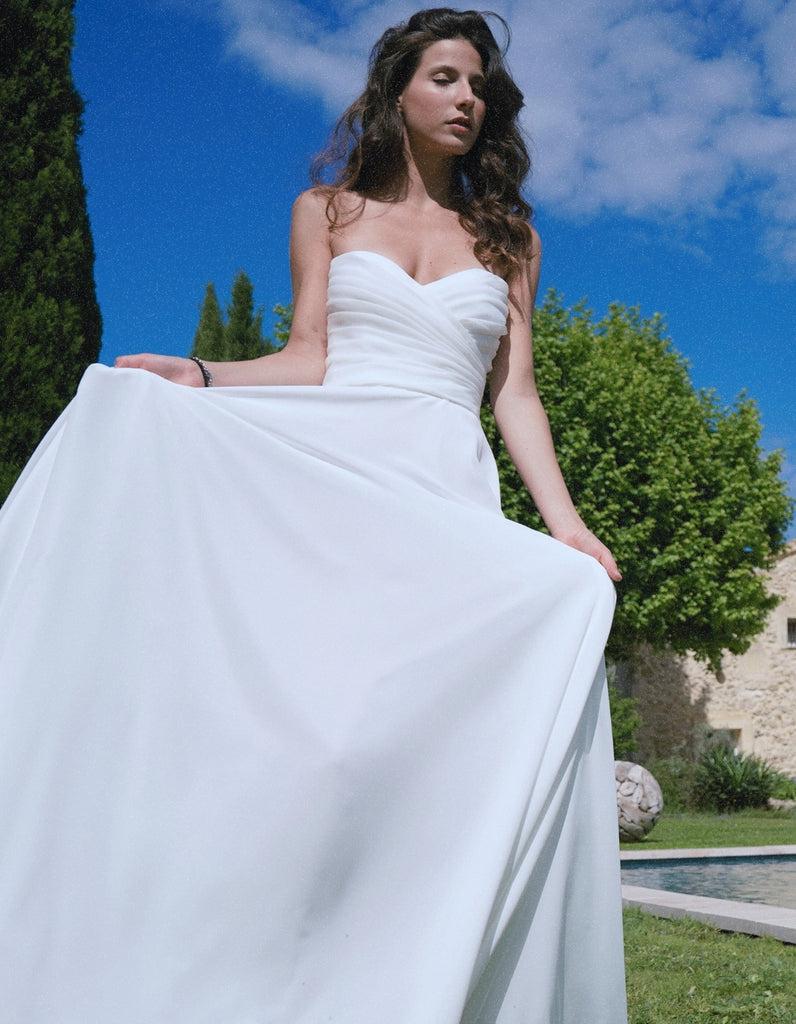 La robe de mariée Anaé - elleanor de provence, garde robe made in france