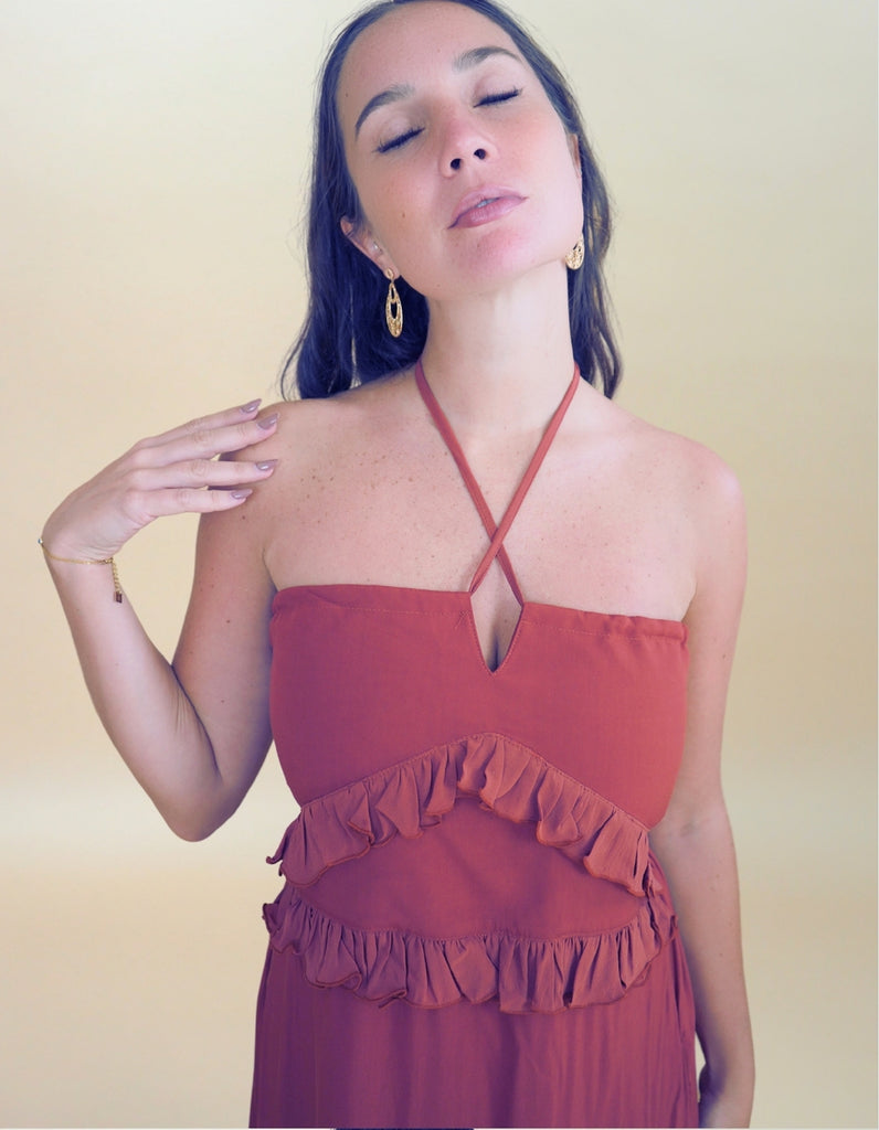 La robe Margaux- En stock - elleanor de provence, garde robe made in france