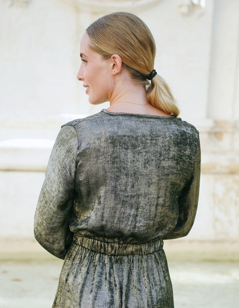 La Robe Victoire Or Personnalisable - elleanor de provence, garde robe made in france