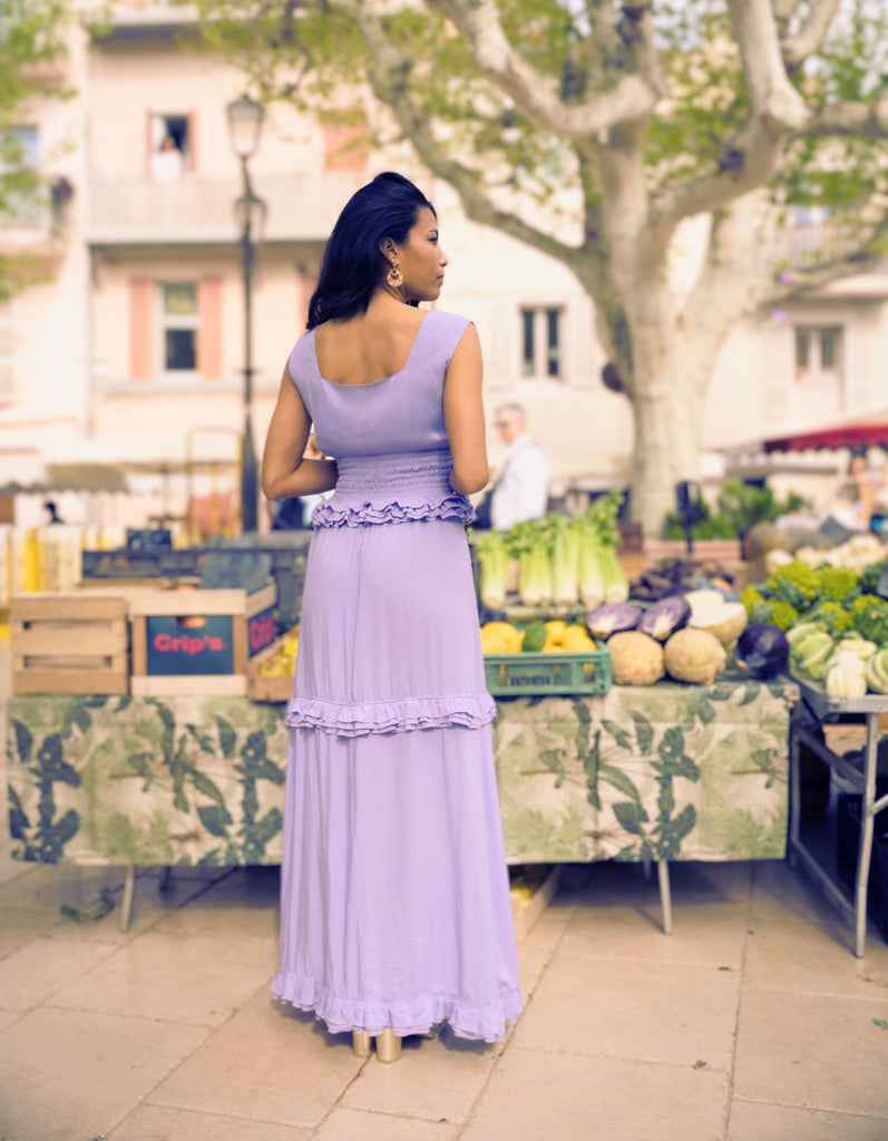 La robe Lisandra - elleanor de provence, garde robe made in france