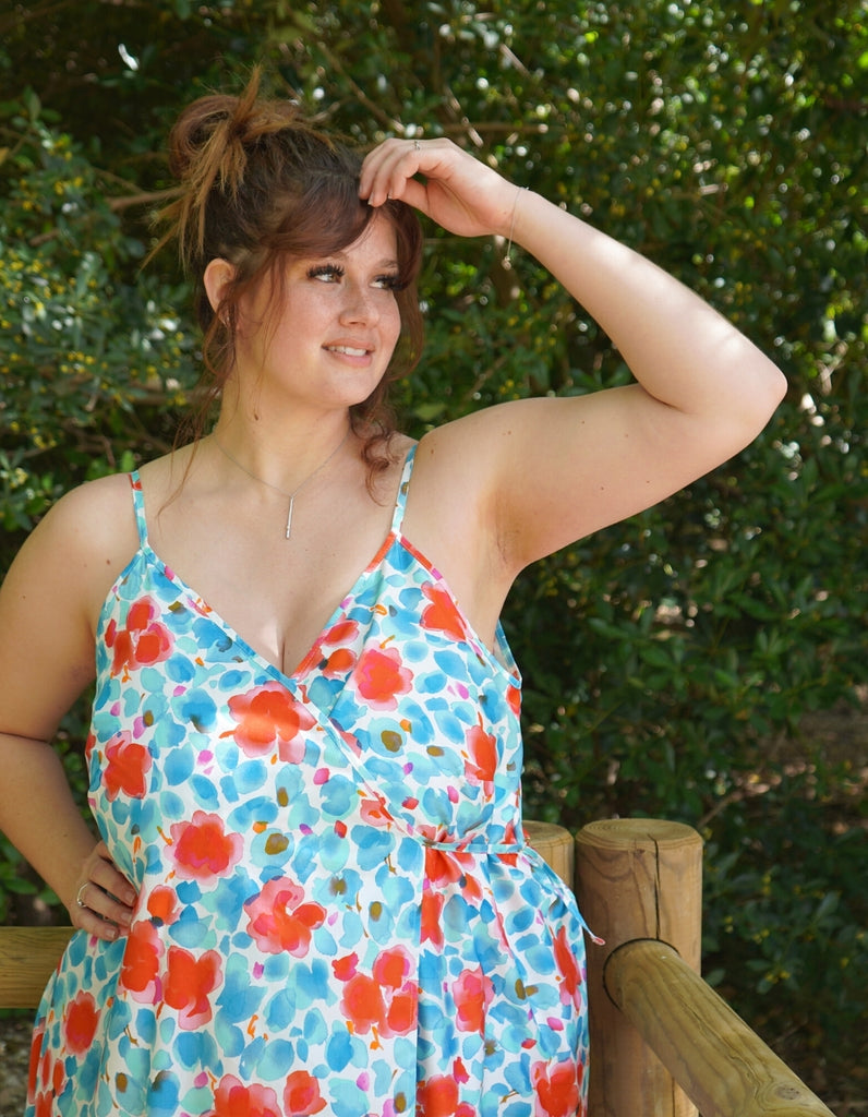 La robe d'été longue Léonie  - En stock - elleanor de provence, garde robe made in france