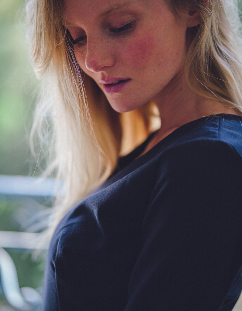 La combinaison Alicia Bleu Marine - En stock - elleanor de provence, garde robe made in france